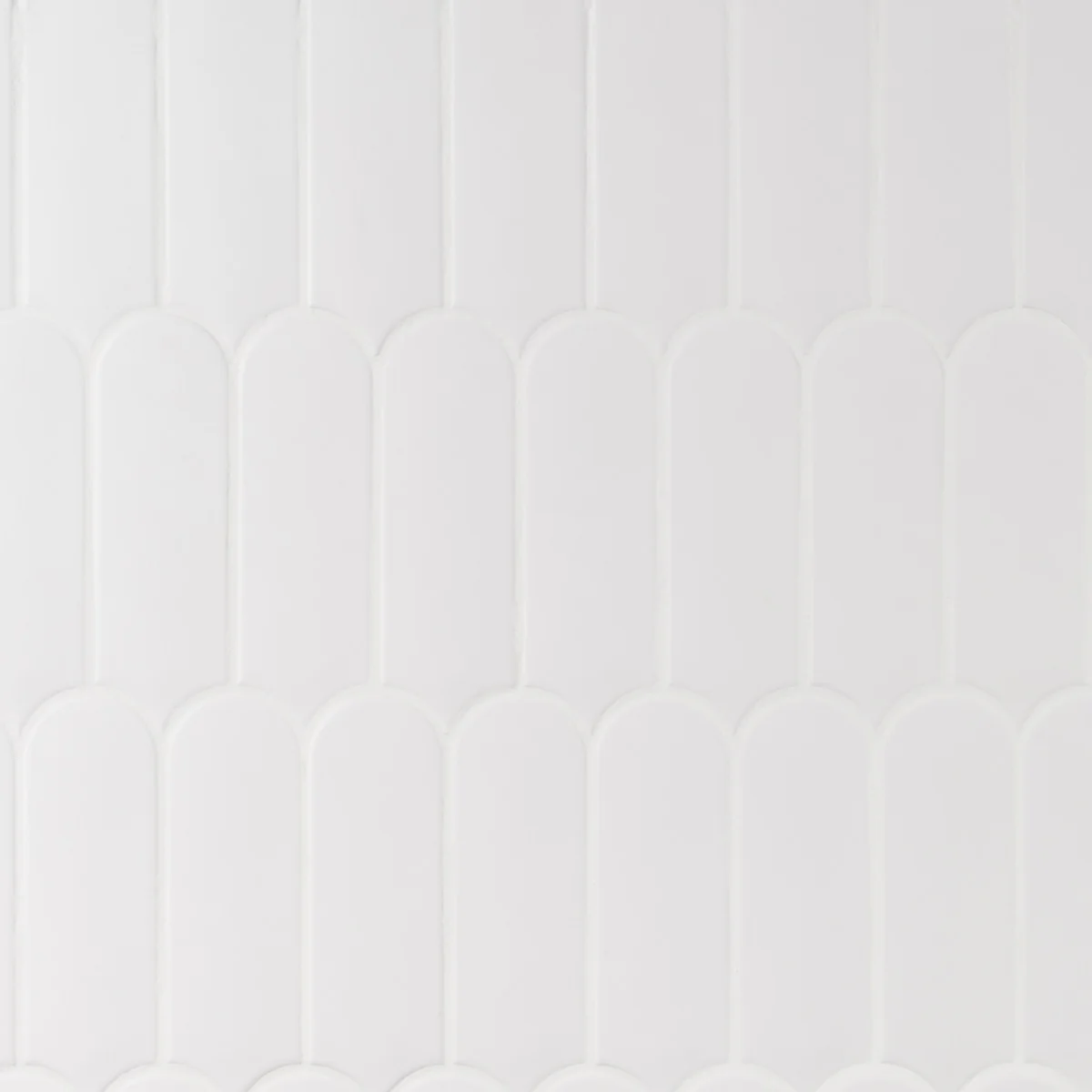 Parry White 3x8 Fishscale Matte Ceramic Wall Tile by Lux Tile - Image 6