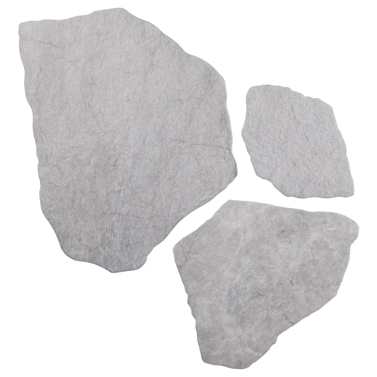 Pathstone Gris Gray Textured Matte Porcelain Flagstone Tile - Lux Tile - Image 6
