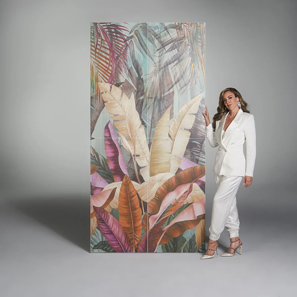 Paula Purroy Rainforest Multicolor 24x48 Porcelain Tile - Image 3