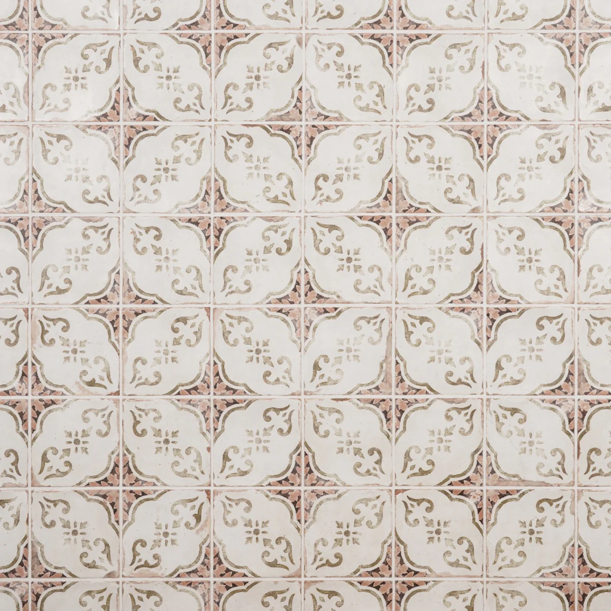 Paula Purroy Talia Portina Terracotta Gold 5x5 Matte Ceramic Tile - Image 3
