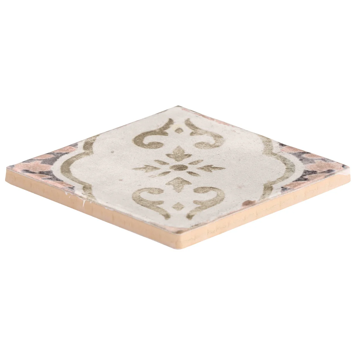 Paula Purroy Talia Portina Terracotta Gold 5x5 Matte Ceramic Tile - Image 6