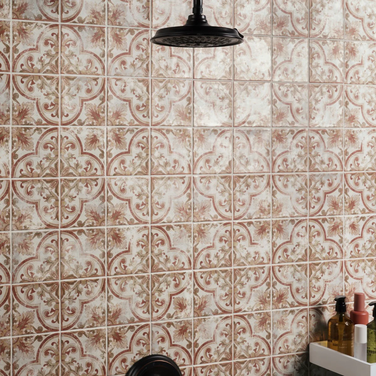 Paula Purroy Talia Vila Terracotta 5x5 Matte Ceramic Tile - Image 2