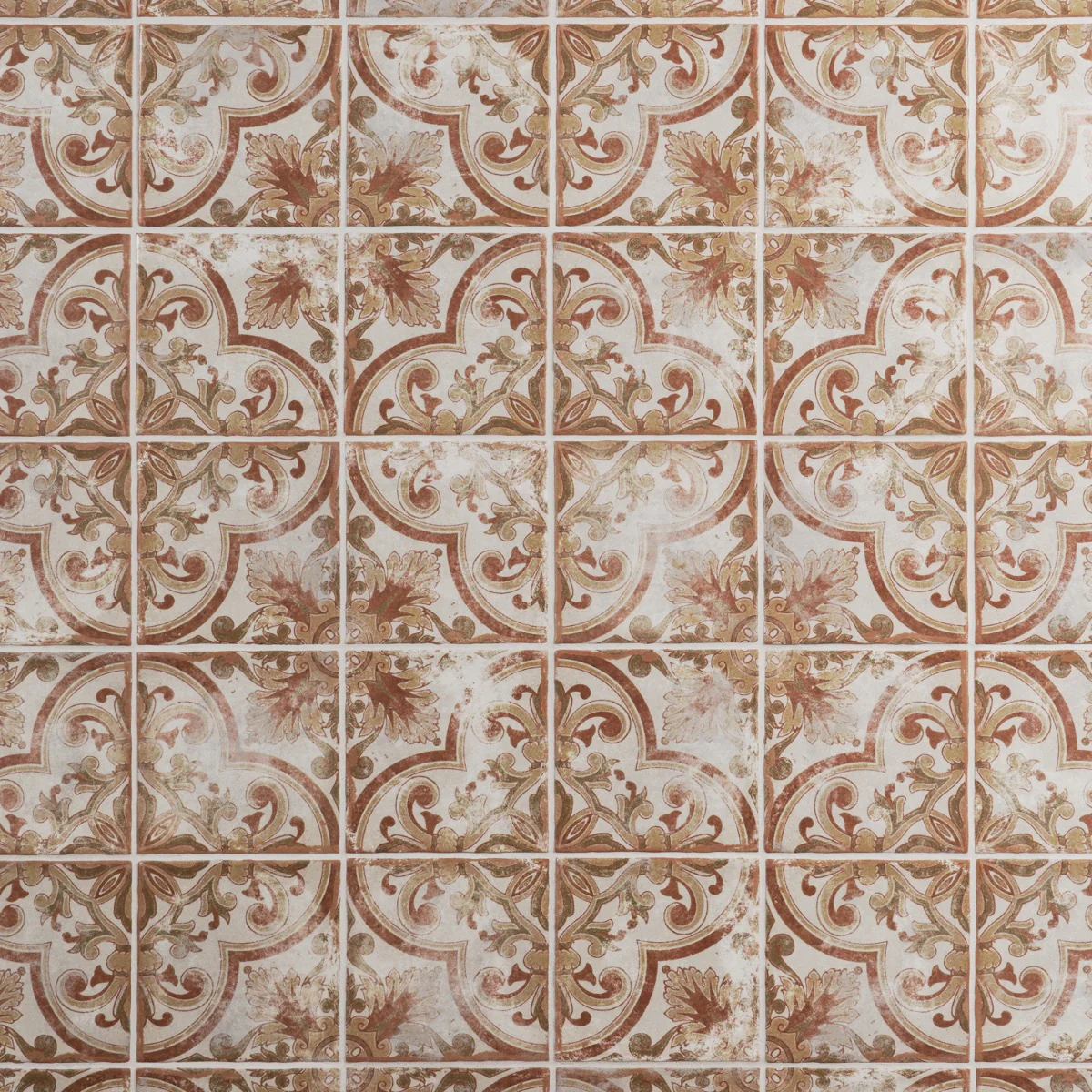 Paula Purroy Talia Vila Terracotta 5x5 Matte Ceramic Tile - Image 3