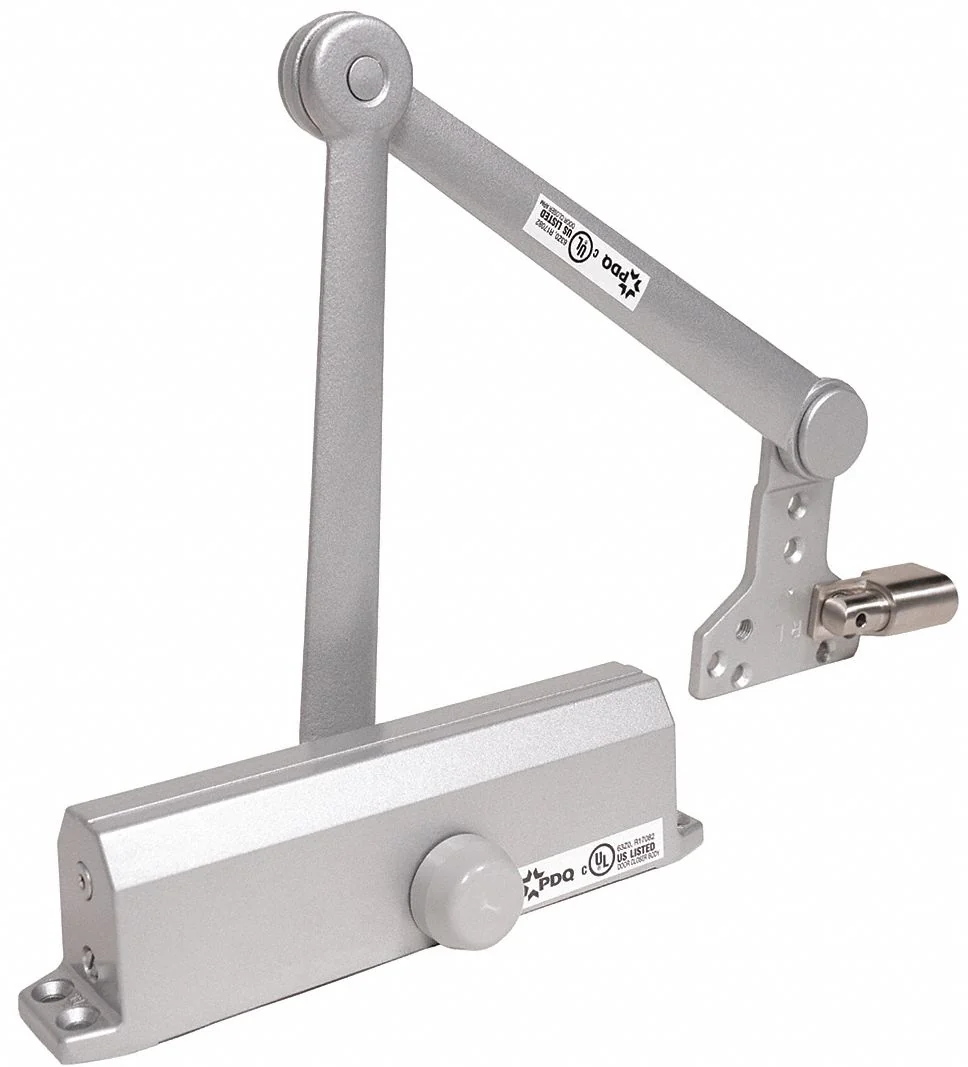PDQ Aluminum Parallel Mount Door Closer - Grade 3 Light Duty