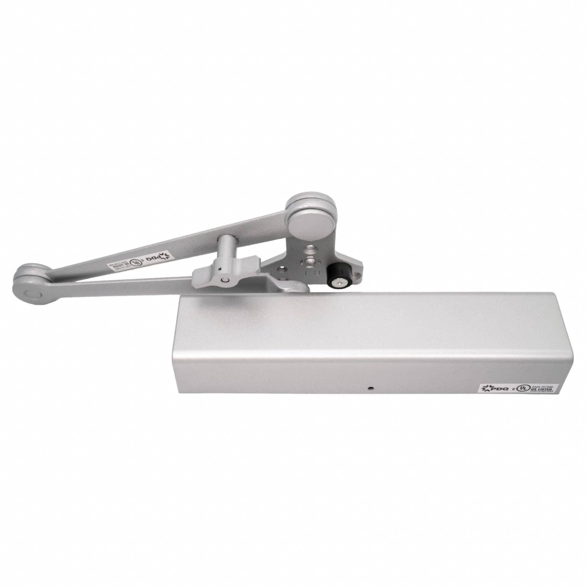 PDQ Door Closer: Grade 2 - Medium Duty, Aluminum Parallel Mount