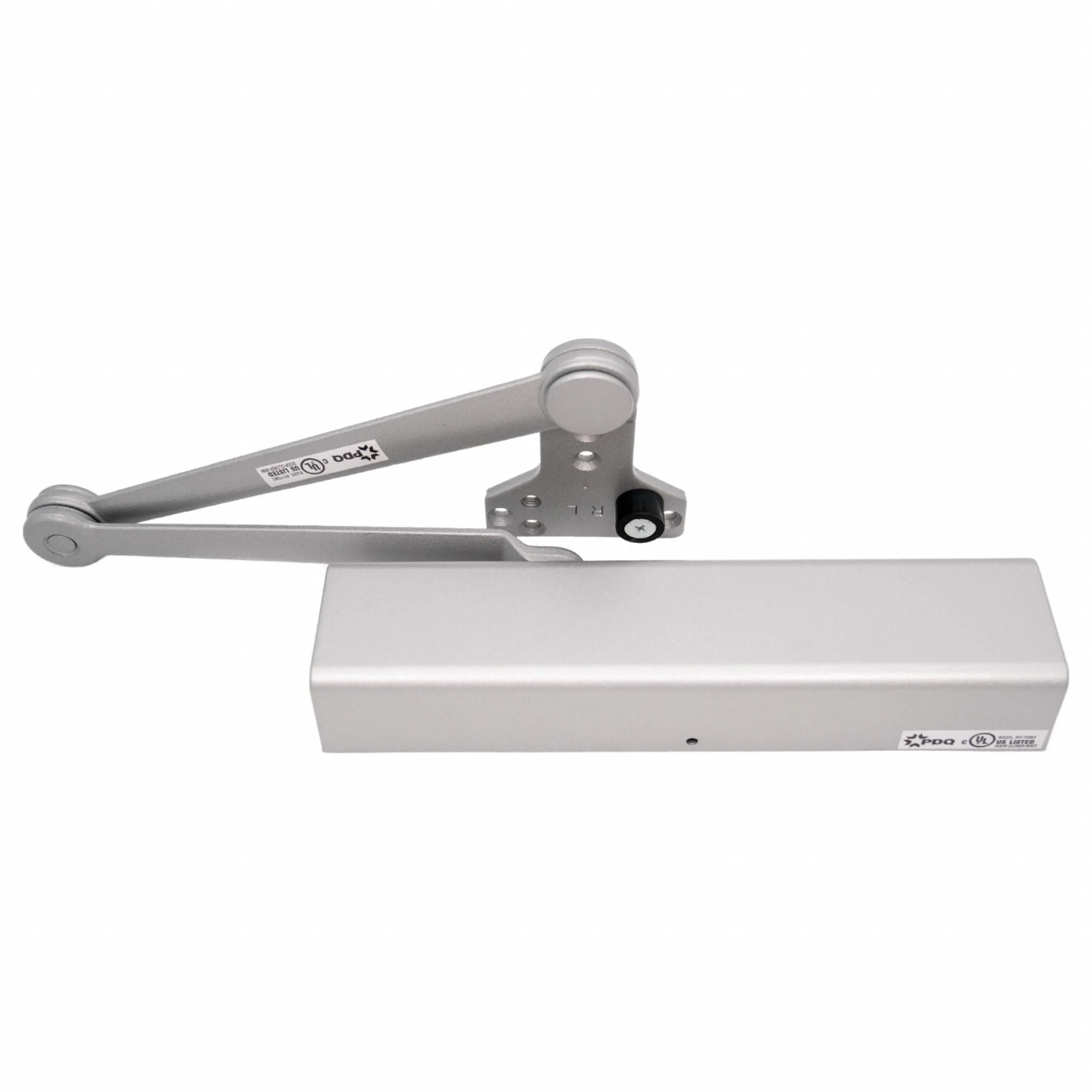 PDQ Medium Duty Aluminum Door Closer - Grade 2 Parallel Mount