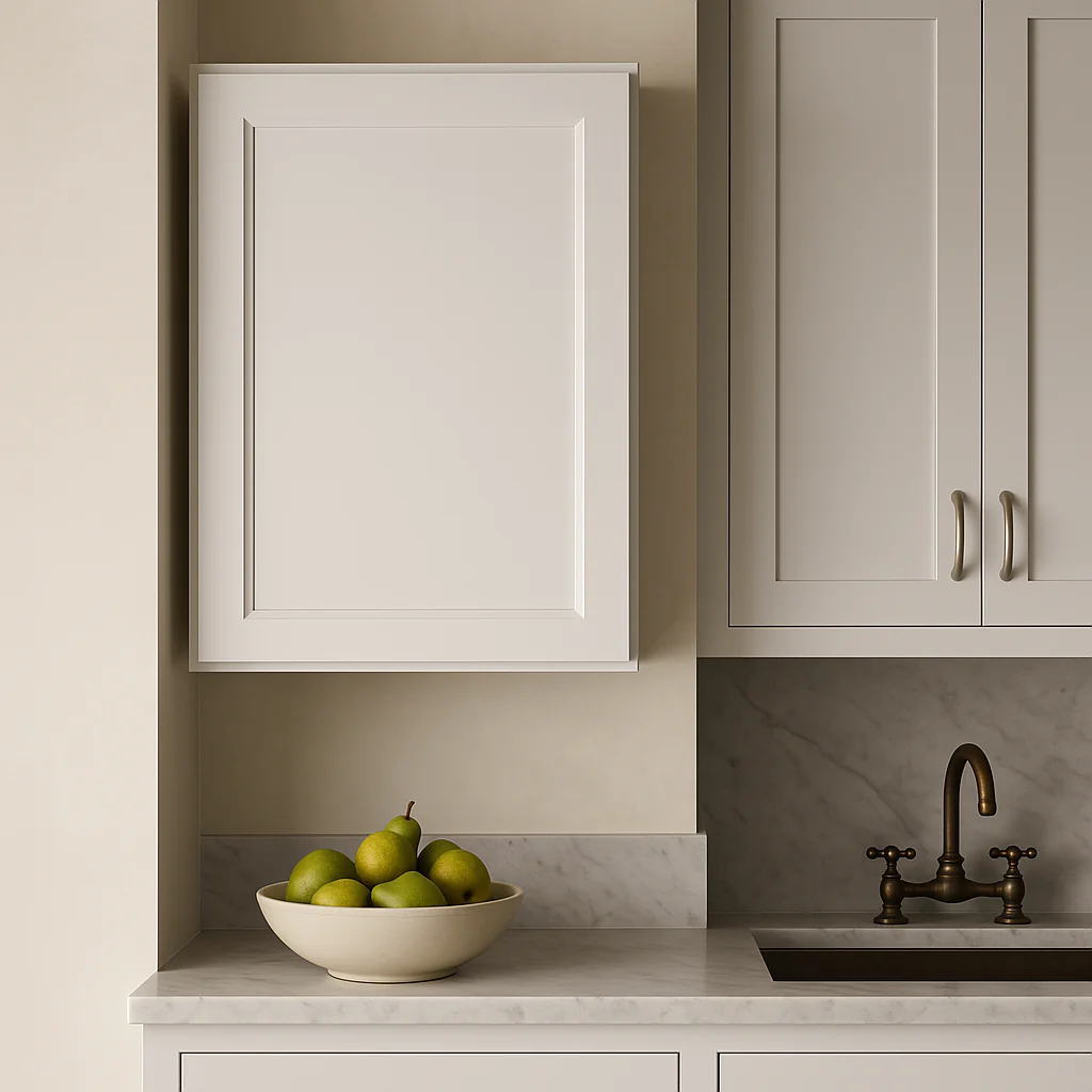 PELHAM & WHITE Keyport Shaker 24" Wall Kitchen Cabinet in White - Image 2