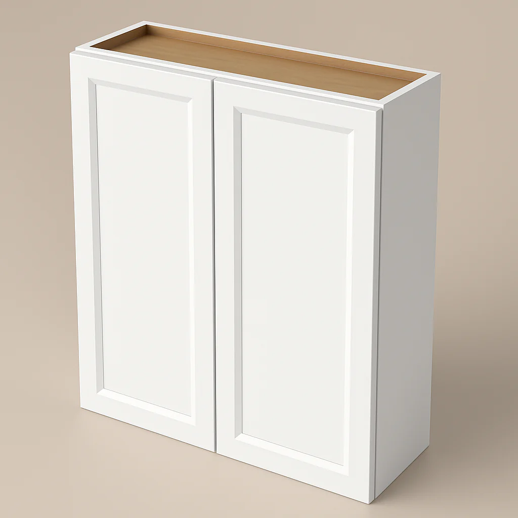 PELHAM & WHITE Keyport Shaker 30" Wall Kitchen Cabinet in White