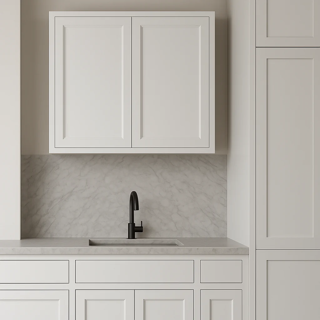 PELHAM & WHITE Keyport Shaker 36" Wall Kitchen Cabinet in White - Image 6