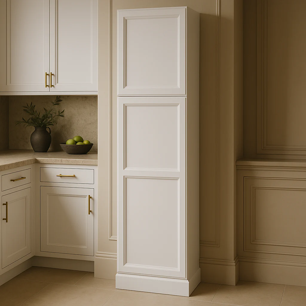 PELHAM & WHITE Keyport Shaker Pantry Cabinet - 18" W x 24" D x 84" H, White - Image 4