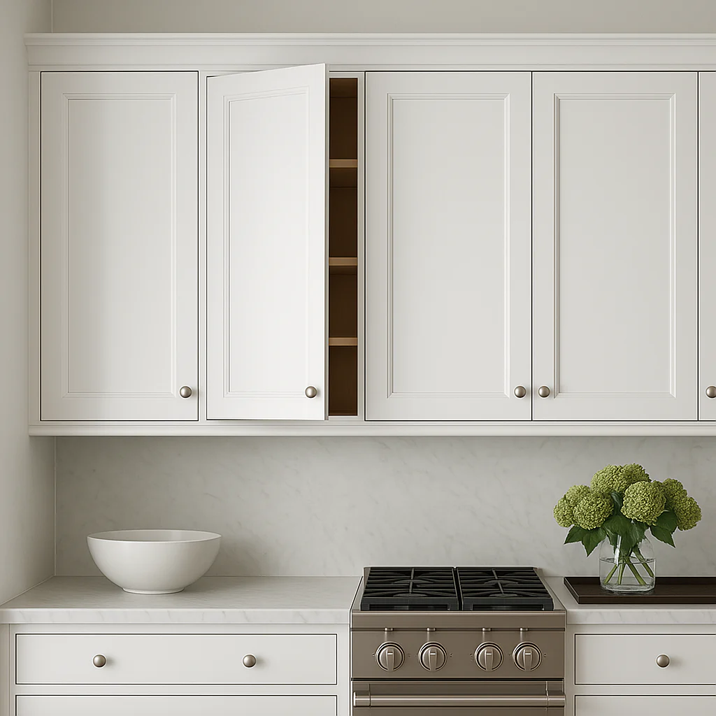 PELHAM & WHITE Keyport Shaker Wall Kitchen Cabinet, 18 in. W x 12 in. D x 30 in. H, White - Image 3