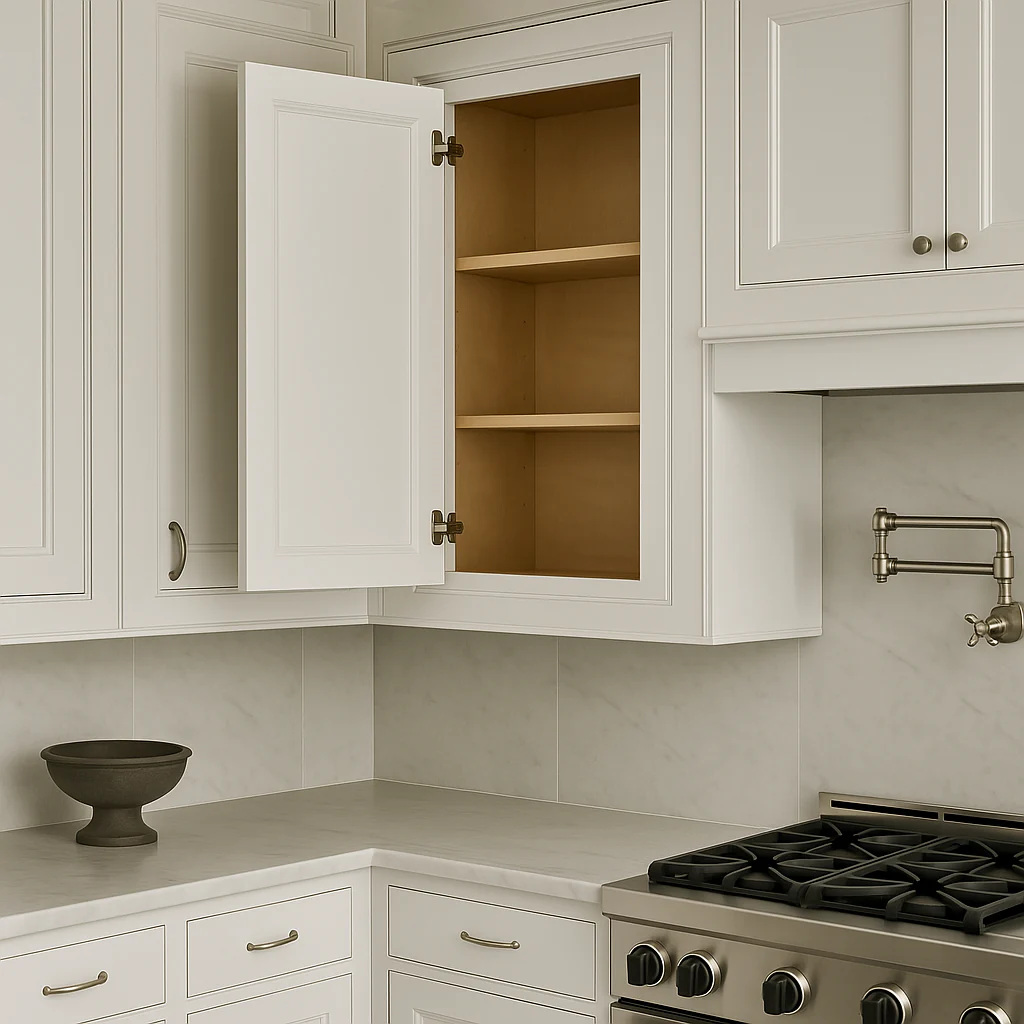 PELHAM & WHITE Keyport Shaker Wall Kitchen Cabinet, 18 in. W x 12 in. D x 30 in. H, White - Image 4