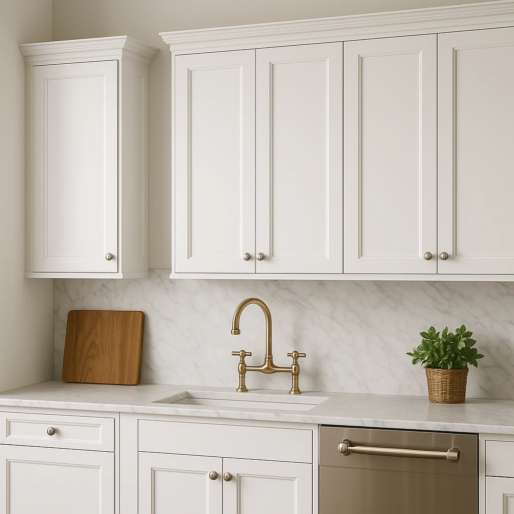 PELHAM & WHITE Keyport Shaker Wall Kitchen Cabinet, 18 in. W x 12 in. D x 36 in. H, White - Image 4