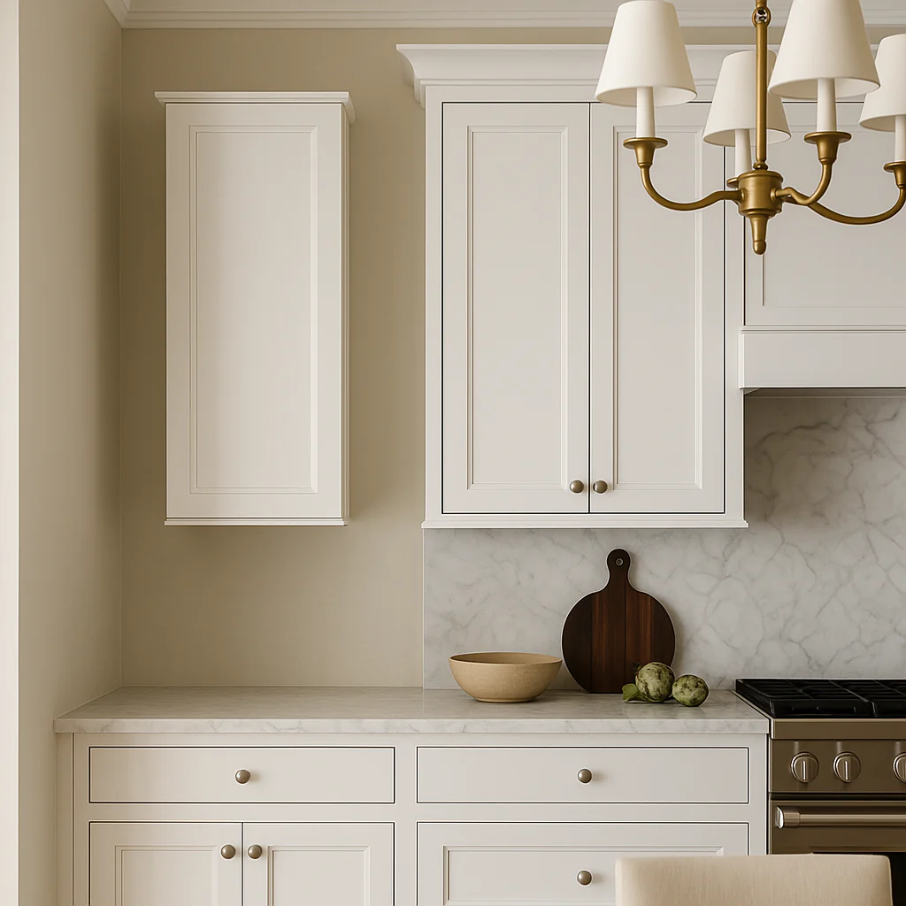 PELHAM & WHITE Keyport Shaker Wall Kitchen Cabinet, 18 in. W x 12 in. D x 42 in. H, White - Image 3