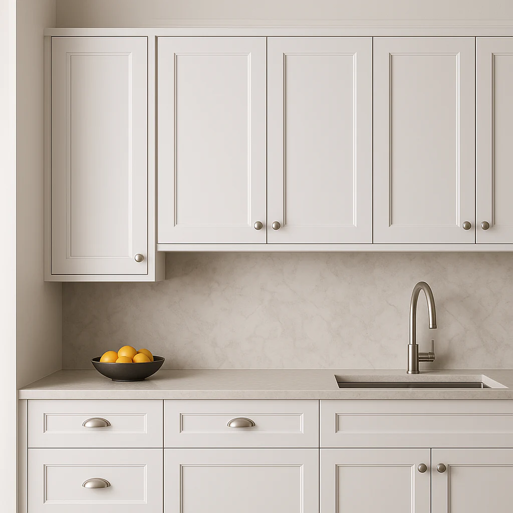 PELHAM & WHITE Keyport Shaker Wall Kitchen Cabinet, 18 in. W x 12 in. D x 42 in. H, White - Image 4