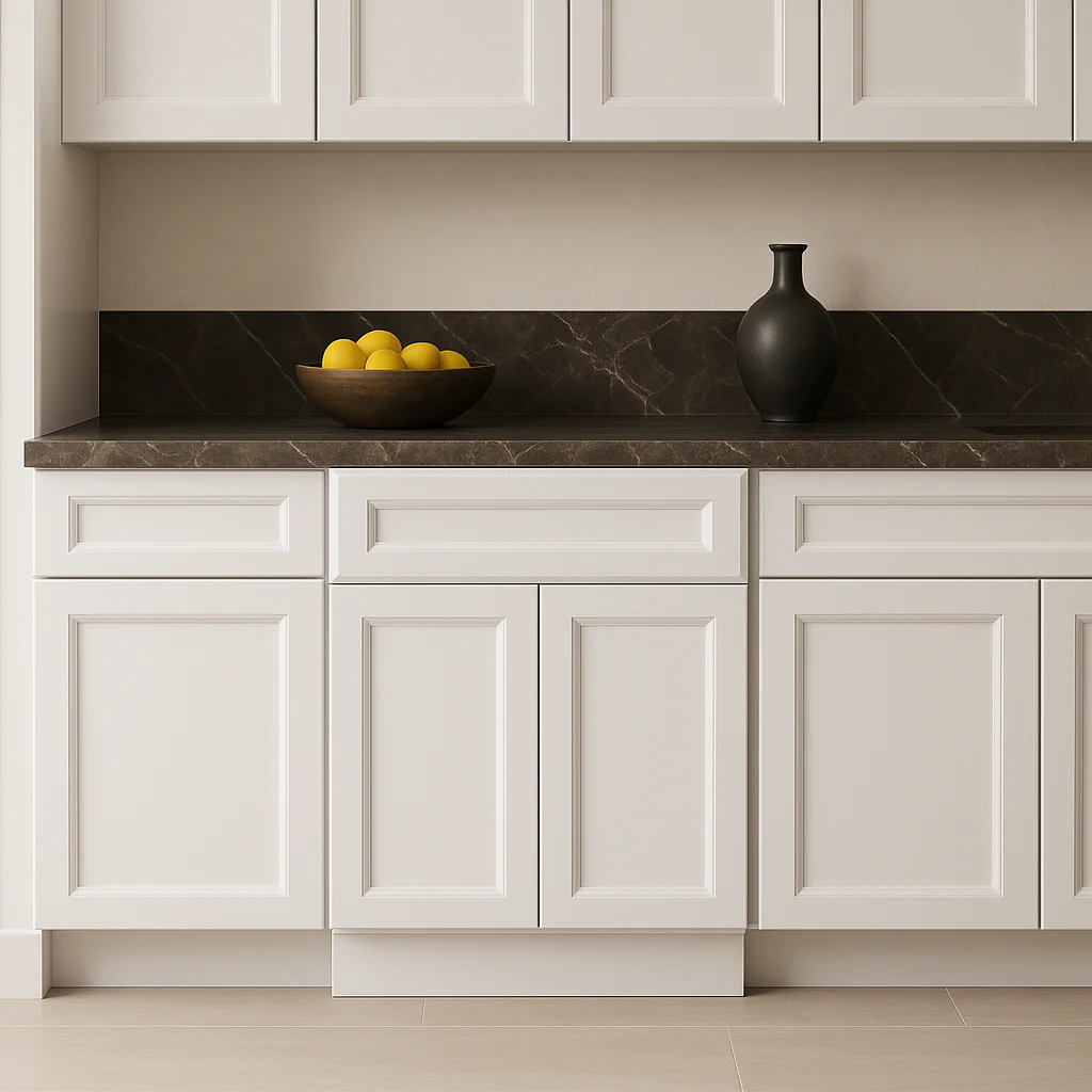 PELHAM & WHITE Keyport Shaker White Plywood Kitchen Cabinet, Tool-Free Assembly - Image 3