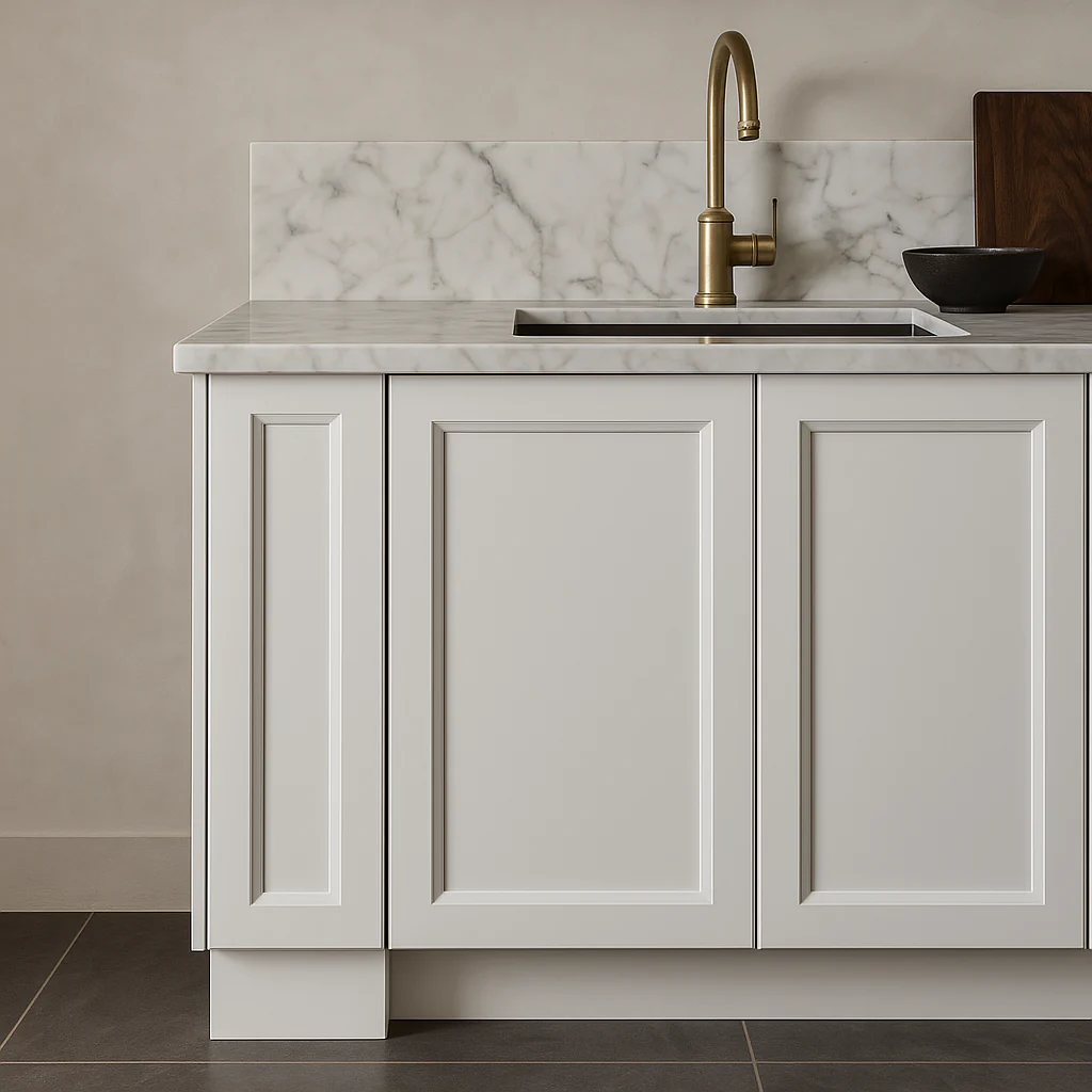 PELHAM & WHITE Keyport Shaker White Plywood Kitchen Cabinet - Tool-Free Assembly - Image 3