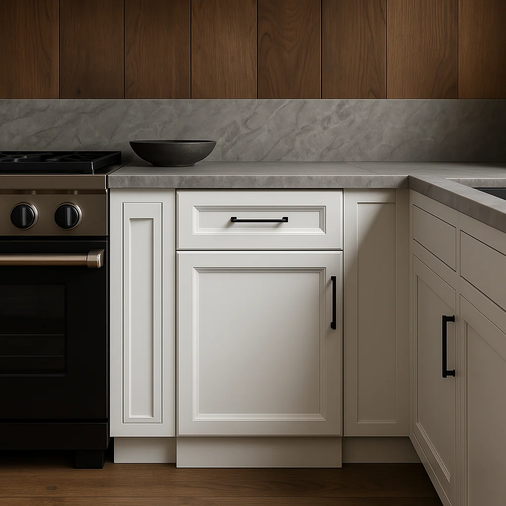 PELHAM & WHITE Keyport Shaker White Plywood Kitchen Cabinet - Tool-Free Assembly - Image 2