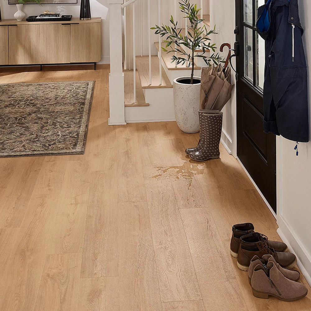 Pergo DuraCraft Bruges Oak Brown 22-mil Waterproof Interlocking Luxury Vinyl Plank - Image 10