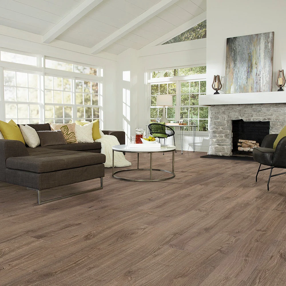 Pergo DuraCraft Dresden Oak Gray Luxury Vinyl Plank Sample - Image 9