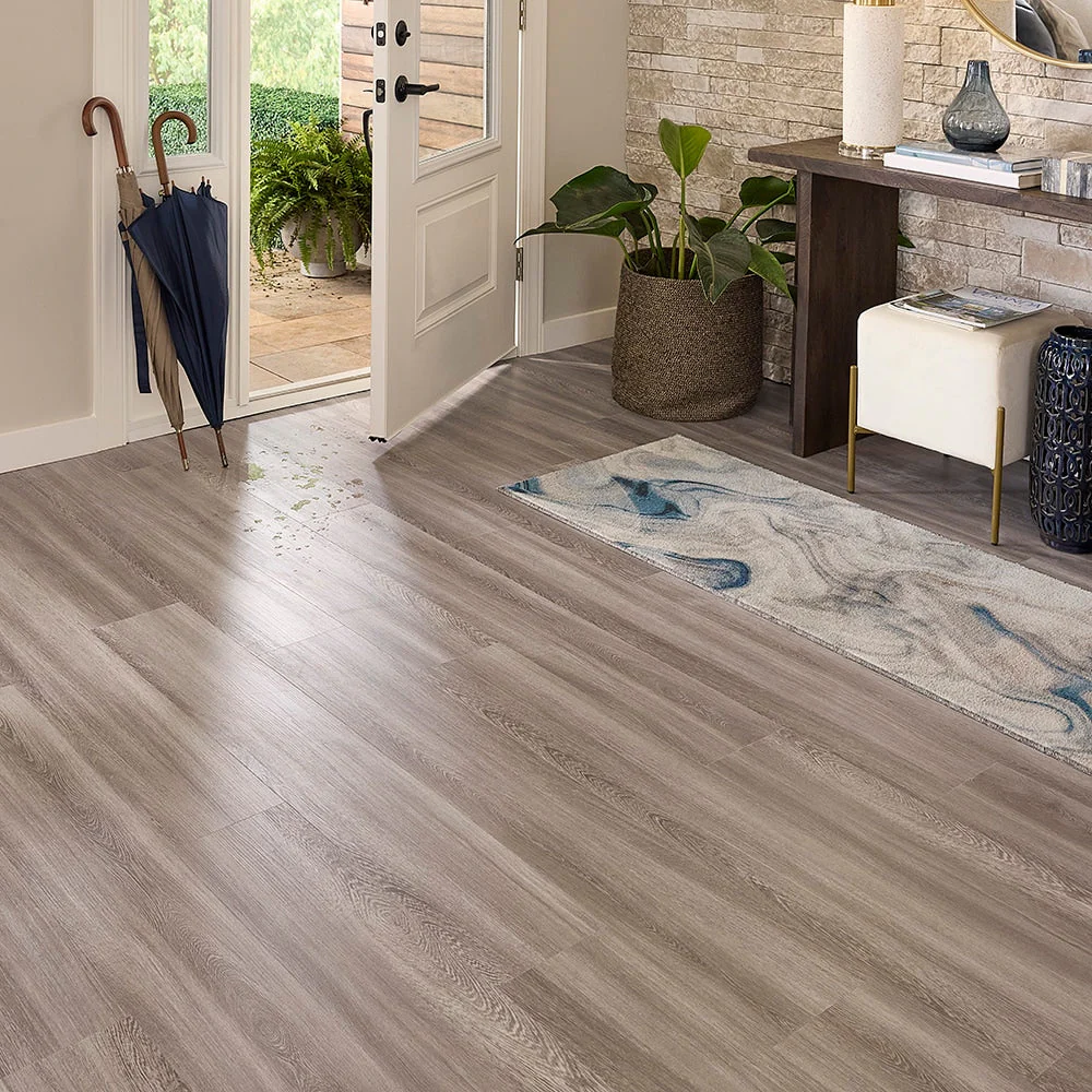 Pergo DuraCraft Lourdes Oak Gray Waterproof Luxury Vinyl Plank Flooring - 17.32 sq ft/ Carton - Image 10
