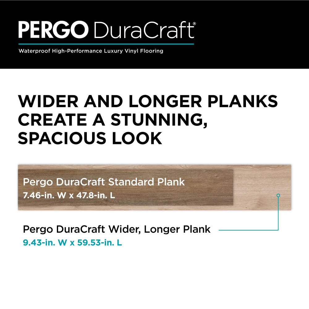 Pergo DuraCraft Marsala Oak Waterproof Luxury Vinyl Plank Flooring - Image 4