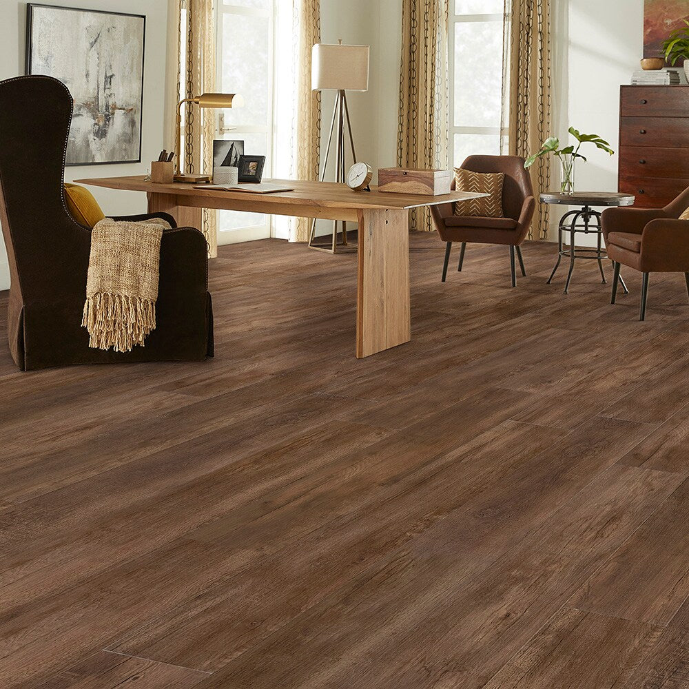 Pergo DuraCraft Marsala Oak XL Brown Waterproof Vinyl Plank - Image 9