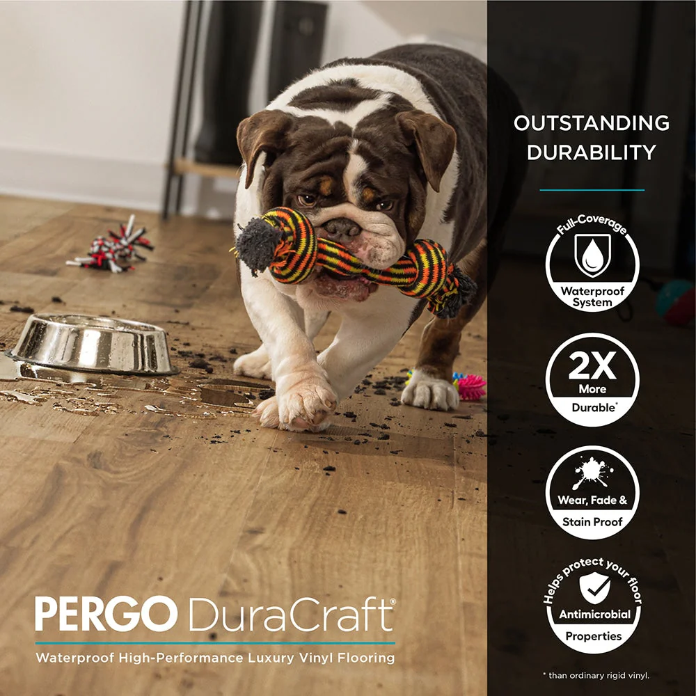 Pergo DuraCraft Rome Marble Waterproof Interlocking Vinyl Tile - Image 7