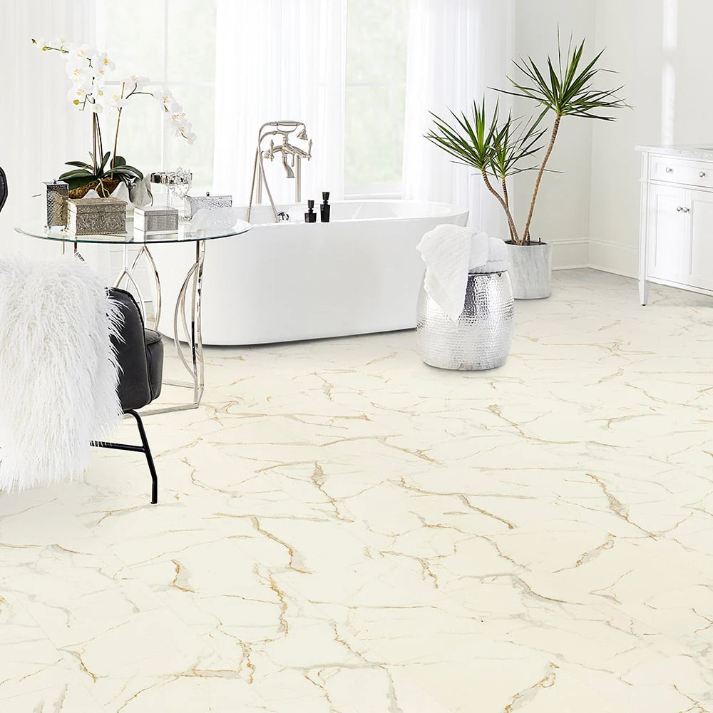 Pergo DuraCraft Rome Marble Waterproof Interlocking Vinyl Tile - Image 8