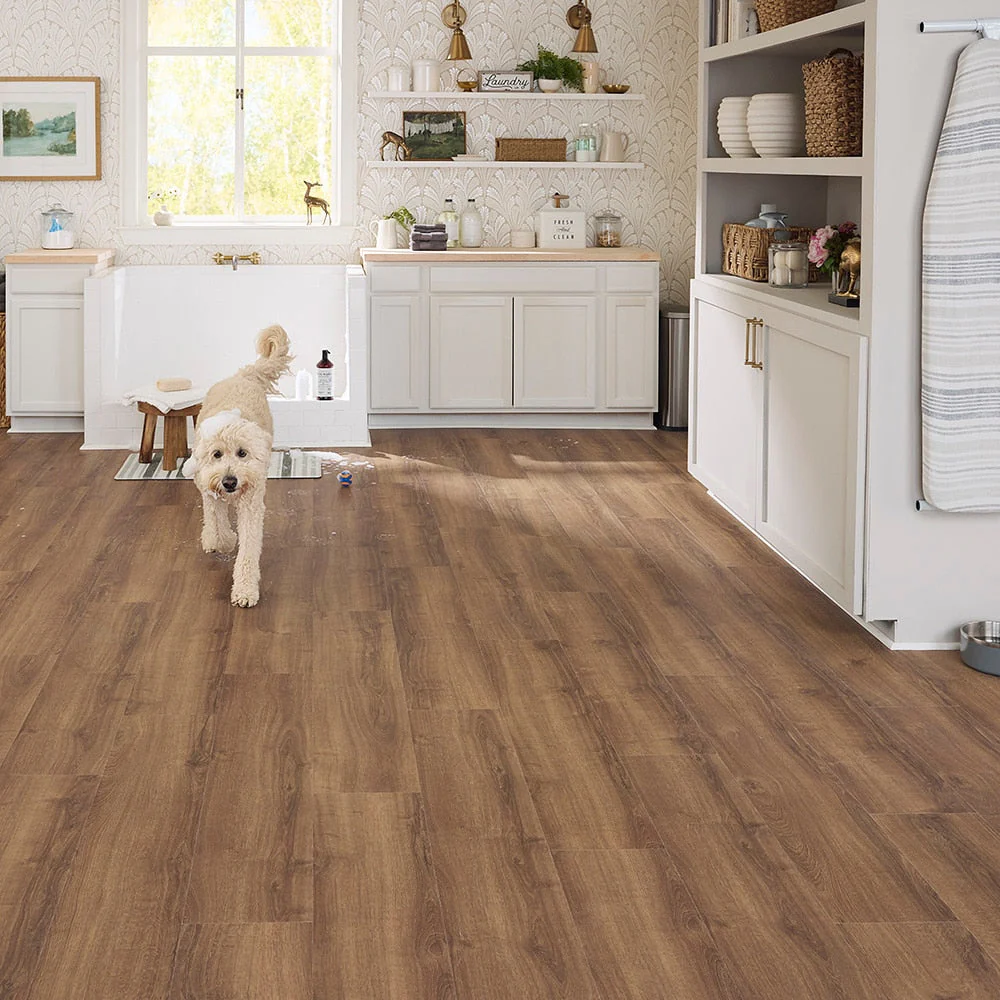 Pergo DuraCraft Seville Oak Brown Waterproof Luxury Vinyl Plank Flooring - Image 10