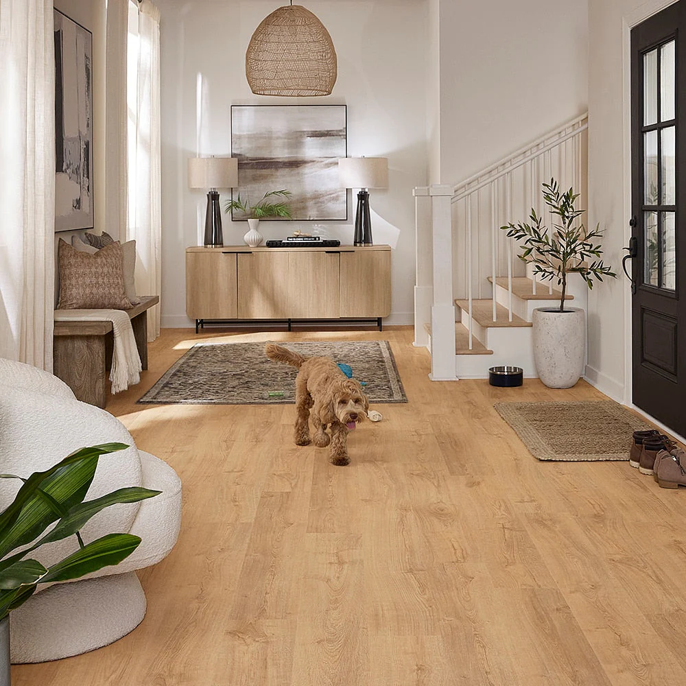Pergo DuraCraft Waterproof Luxury Vinyl Plank Flooring, Bruges Oak Brown - Image 8
