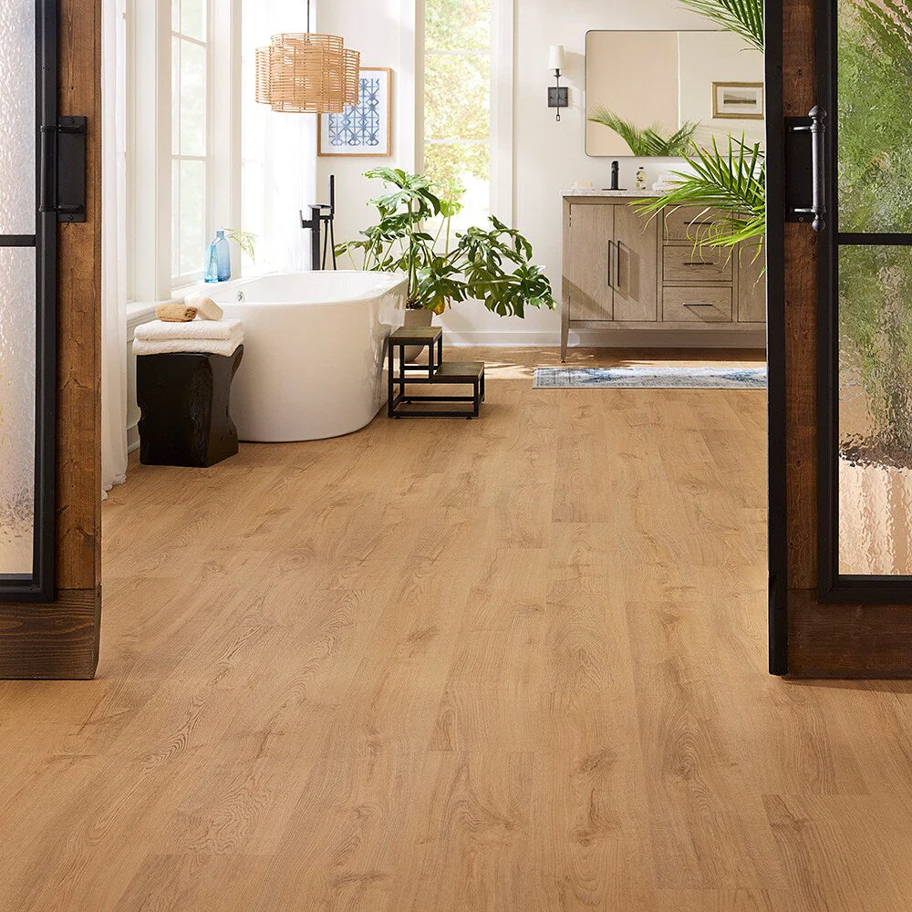 Pergo DuraCraft Waterproof Luxury Vinyl Plank Flooring, Bruges Oak Brown - Image 9