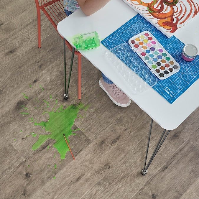 Pergo Hallfield Hickory Waterproof Laminate Flooring Sample - Image 2