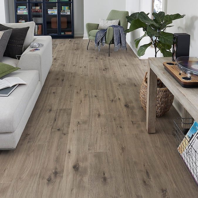 Pergo Hallfield Hickory Waterproof Laminate Flooring Sample - Image 6