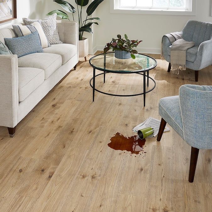 Pergo Pro +WetProtect Jewell Hickory Waterproof Wood Plank Laminate Flooring - Image 6