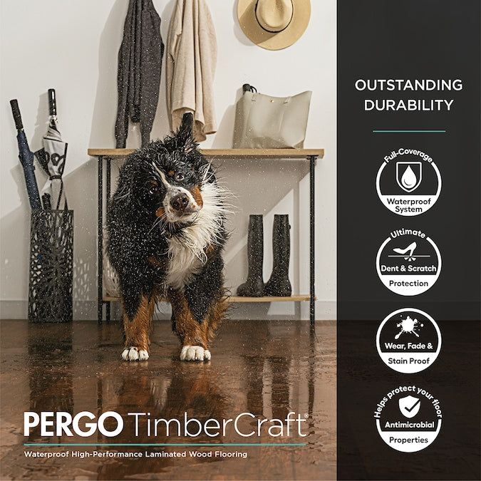 Pergo TimberCraft +WetProtect Seaholme Oak Laminate Flooring - Image 9