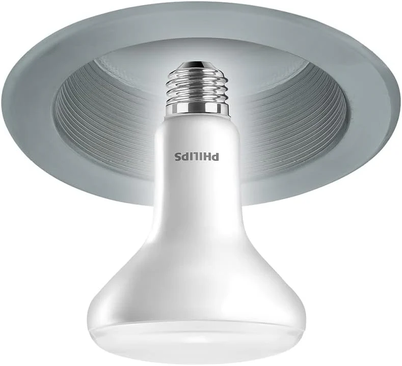 Philips 100-Watt Equivalent BR30 Dimmable LED Light Bulbs, Daylight 5000K, 1400 Lumens, 15W, E26 Base, Frosted – 4-Pack - Image 3