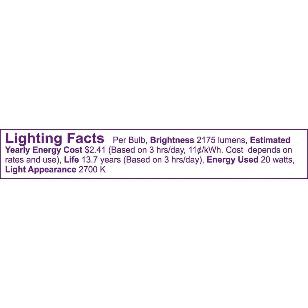 Philips 150-Watt Equivalent BR40 Dimmable LED Light Bulb with Warm Glow, Soft White 2700K (1 Bulb) - Image 6