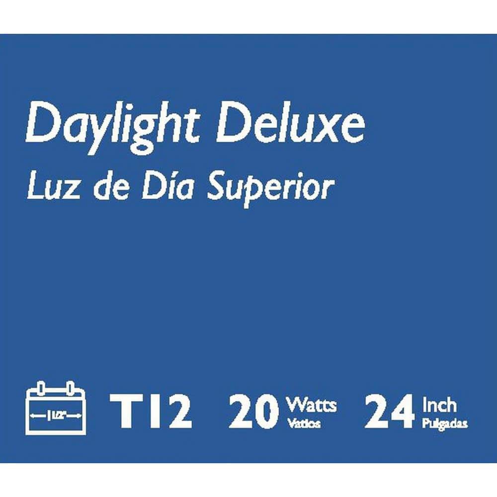Philips 20-Watt 2 ft. Linear T12 ALTO Fluorescent Tube Light Bulb, Daylight Deluxe 6500K - Image 3