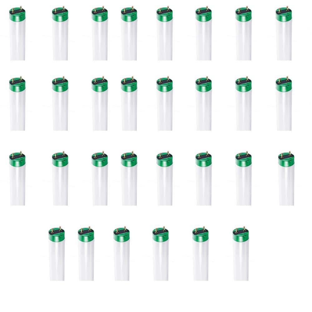 Philips 32-Watt 4 ft. Linear T8 Fluorescent Tube Light Bulb ALTO Bright White (30-Pack)
