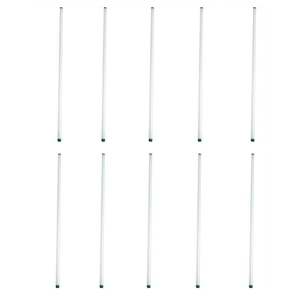 Philips 32-Watt 4 ft. Linear T8 Fluorescent Tube Light Bulb, Natural Daylight 5000K, 10-Pack