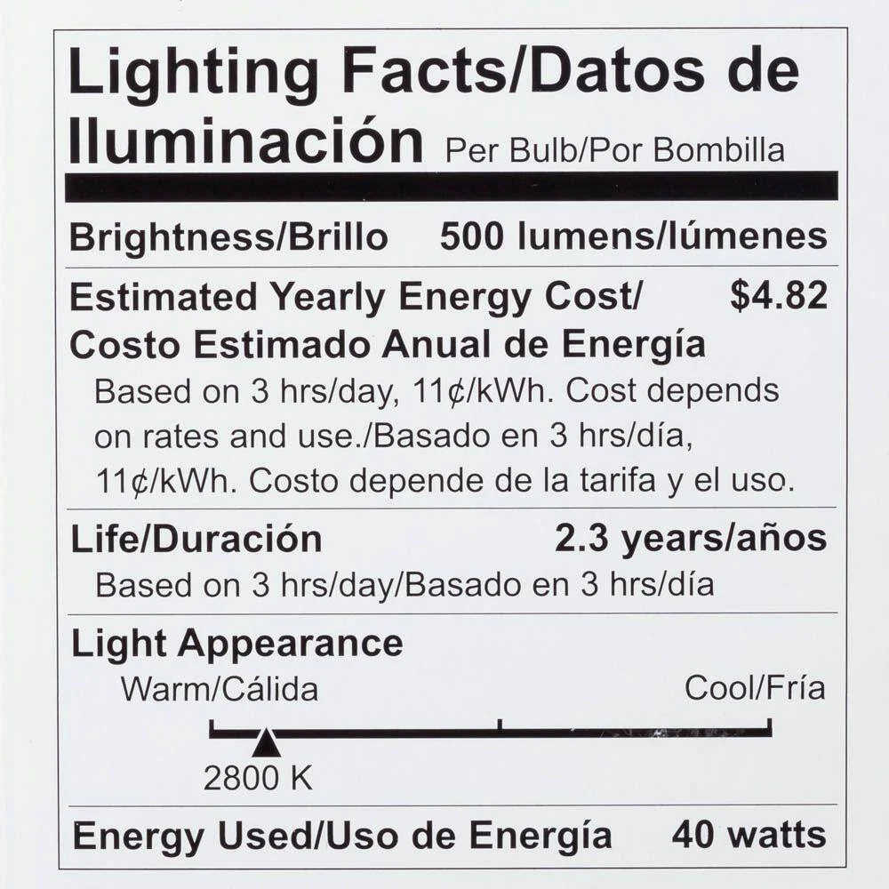 Philips 40-Watt Equivalent G25 Halogen White Decorative Globe Light Bulb (3-Pack) - Image 3