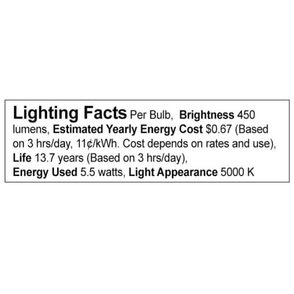 Philips 45-Watt Equivalent R20 Dimmable LED Flood Light Bulb, Daylight, 6-Pack - Image 8
