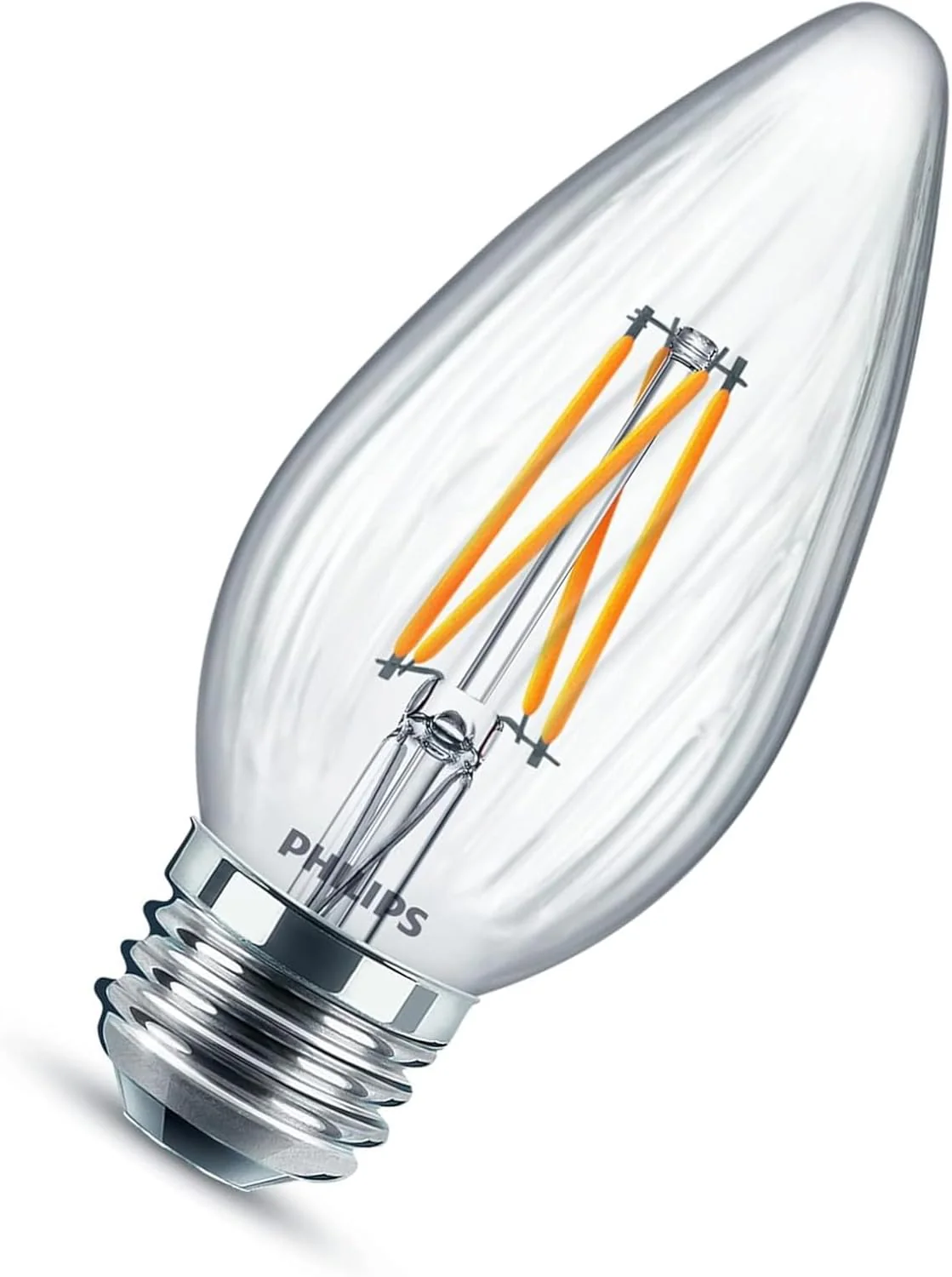 Philips 60-Watt Equivalent F15 Dimmable LED Post Light Bulb, Soft White Clear, Warm Glow Effect, E26 Base, 1-Pack - Image 7