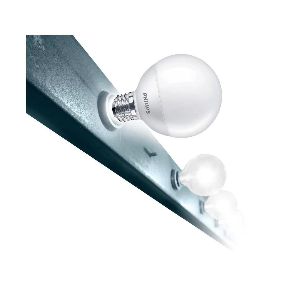 Philips 60-Watt Equivalent G25 Dimmable Daylight LED Light Bulb (2-Pack) - Image 5