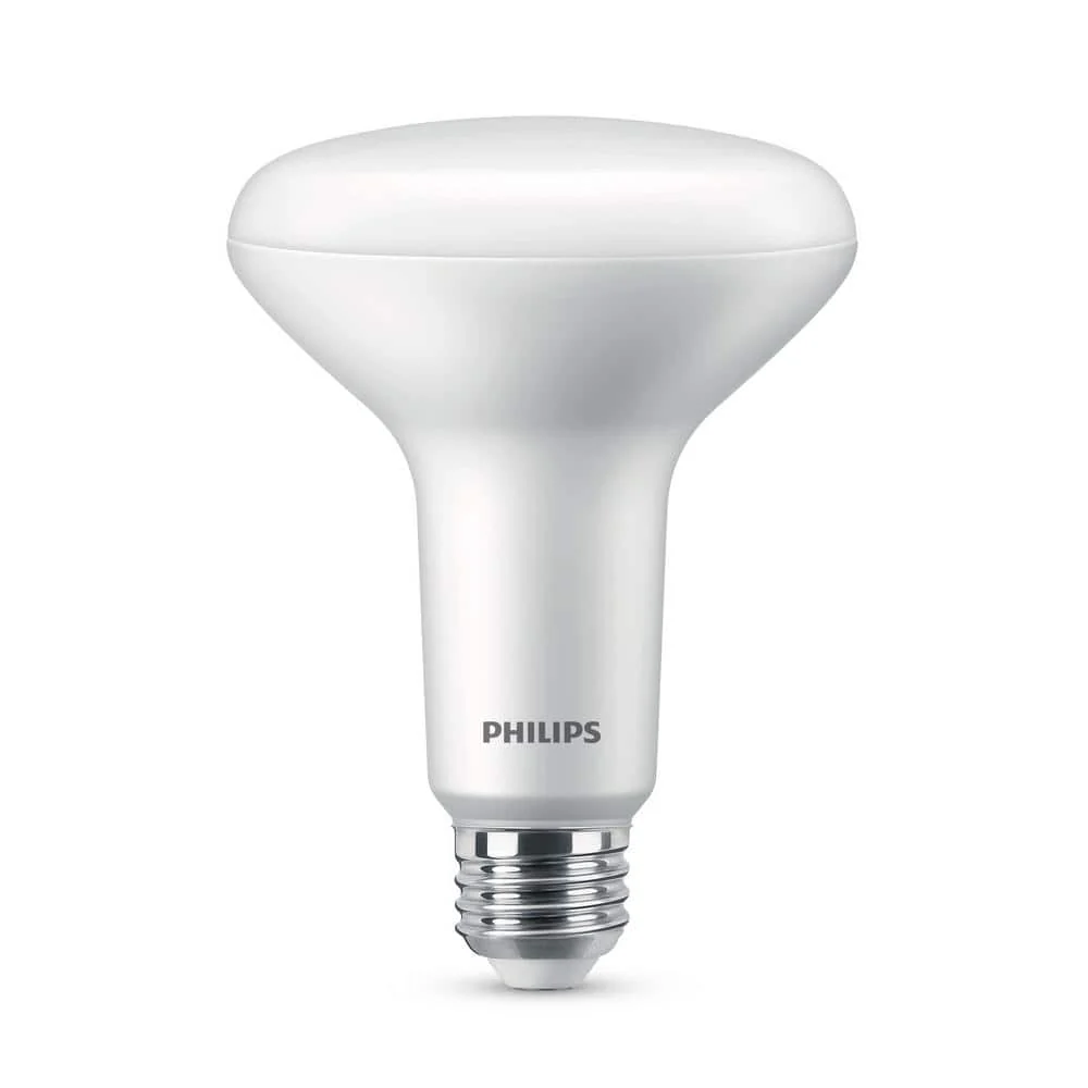 Philips 65-Watt Equivalent BR30 Dimmable LED Flood Light Bulbs, Soft White 2700K (3-Pack)