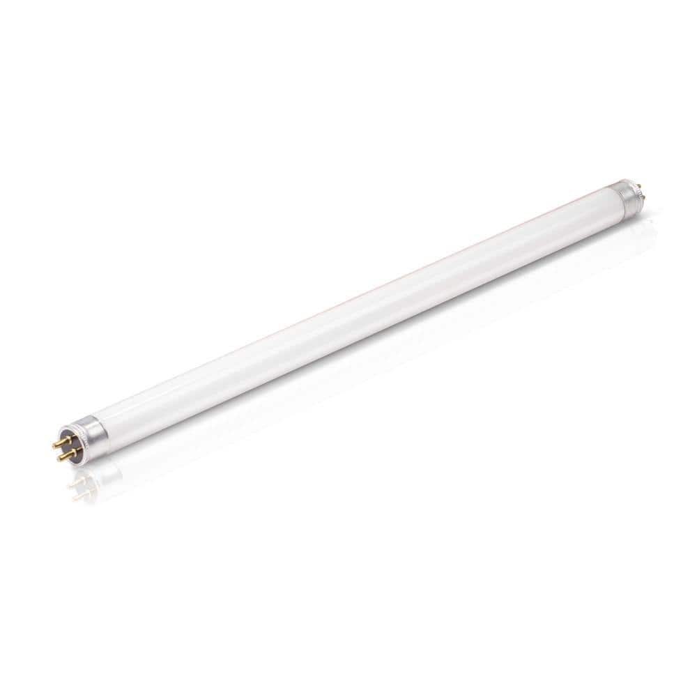 Philips 8-Watt 12 in. Linear T5 Fluorescent Tube Light Bulb, Bright White 3000K - Image 2