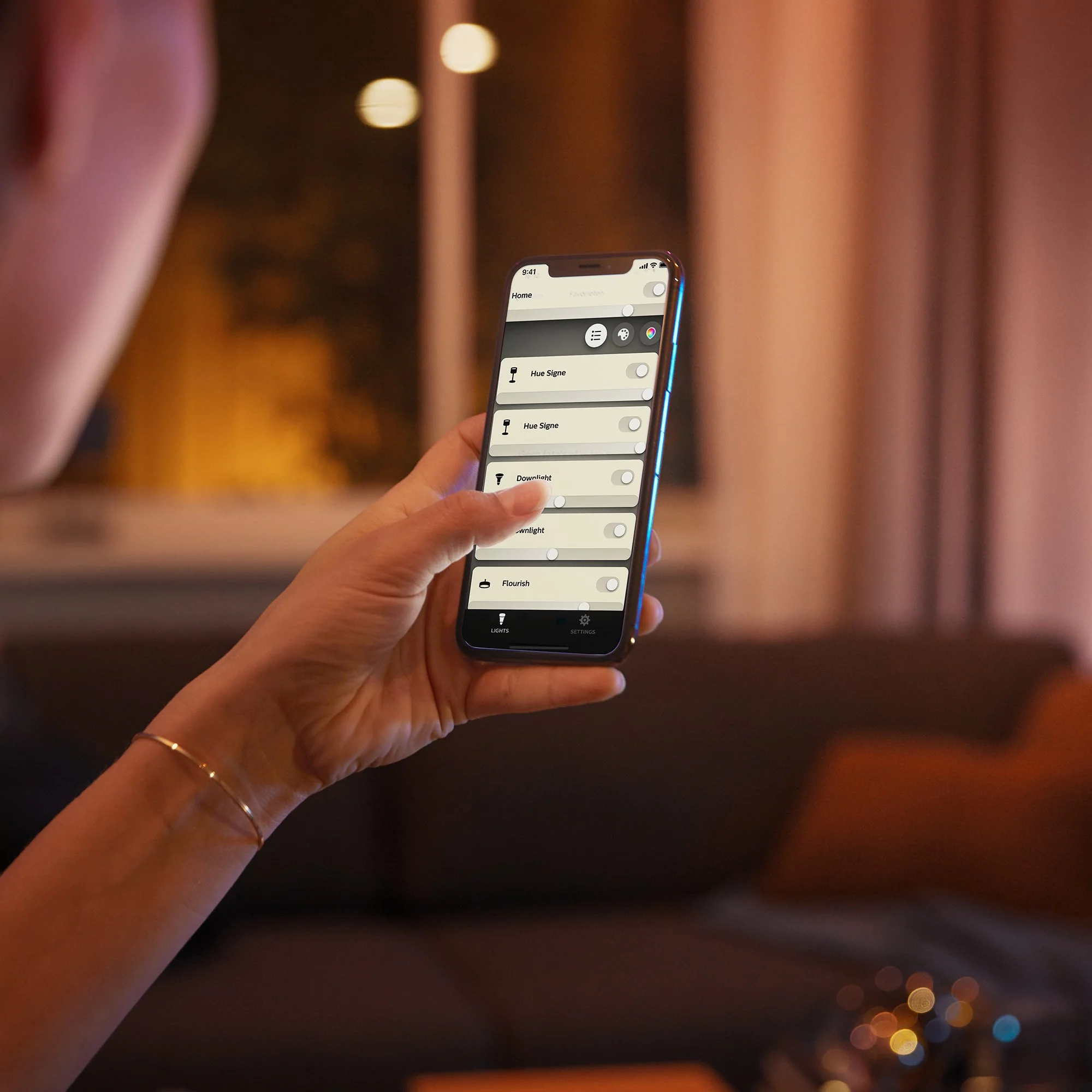 Philips Hue White Ambiance A19 LED Bulb, 60W Equivalent, Dimmable Smart Wireless, E26 Base, 800 Lumens - Image 4