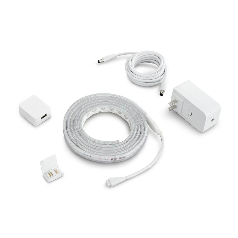 Philips Hue White and Color Ambiance Lightstrip Plus Smart LED, Dimmable, Bluetooth/Zigbee, 80 in (Base Kit) - Image 5