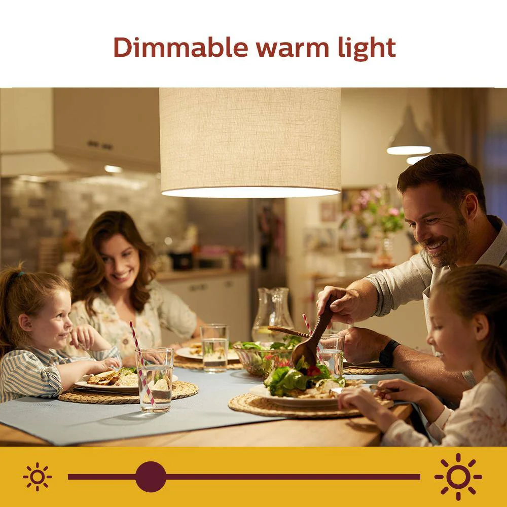 Philips Soft White A19 LED 60W Equivalent Dimmable Smart Wi‑Fi WiZ Connected Wireless Light Bulb - Image 5
